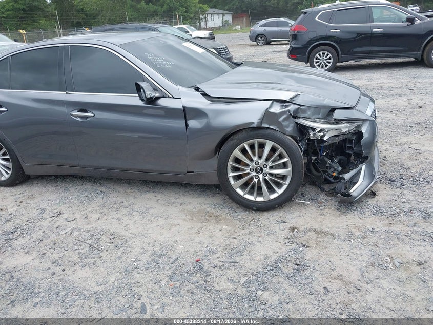 2021 Infiniti Q50 Luxe VIN: JN1EV7BP3MM703216 Lot: 45388214