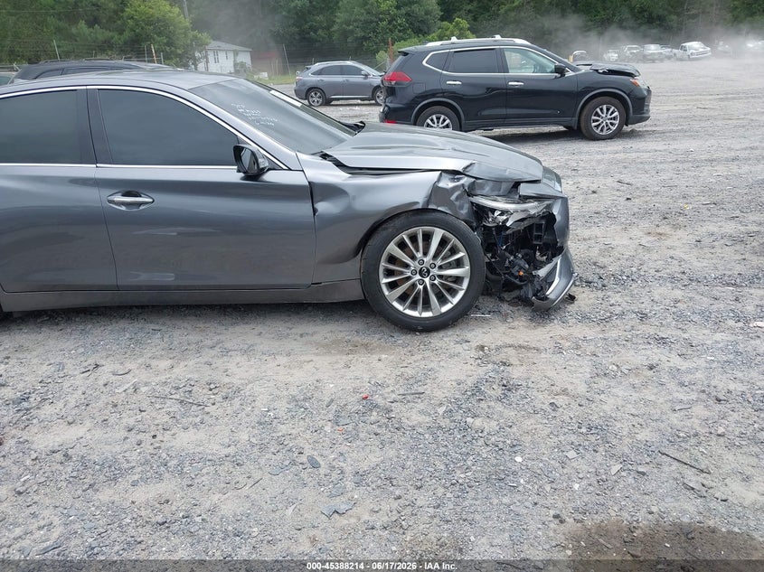 2021 Infiniti Q50 Luxe VIN: JN1EV7BP3MM703216 Lot: 45388214
