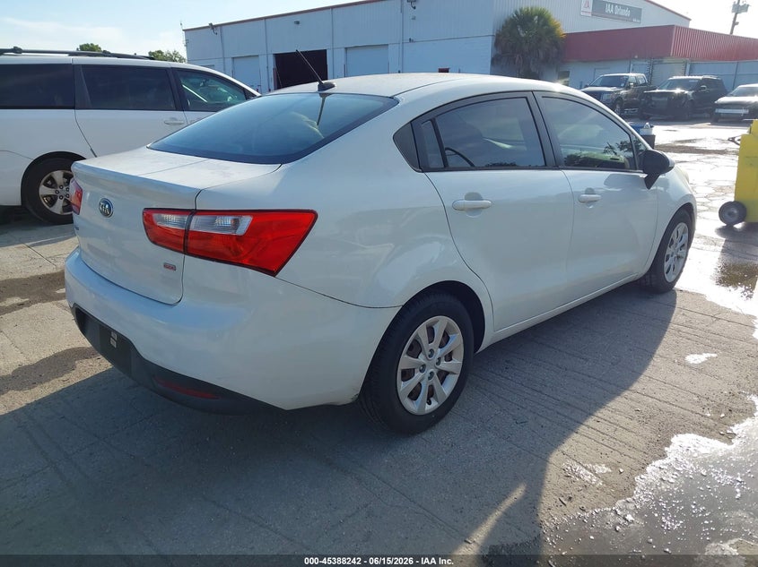 2015 KIA RIO SEDAN 1.6L I-4 DI, DOHC, VVT, 138HP