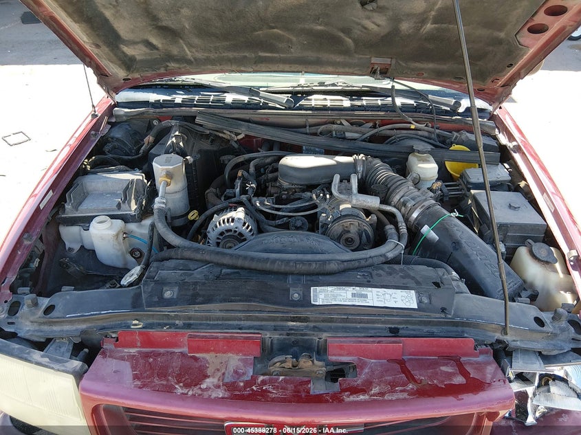 2001 GMC Sonoma Sls VIN: 1GTCS19W618196470 Lot: 45388278