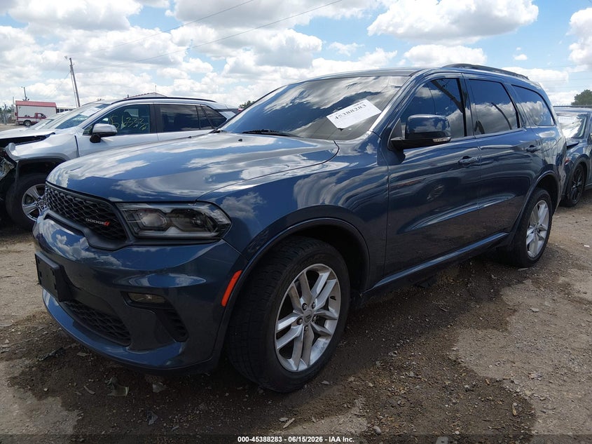 Vin: 1c4rdjdg6mc690902, lot: 45886278, dodge durango gt plus awd 20212