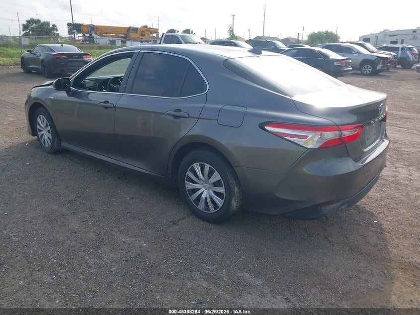 2019 TOYOTA CAMRY HYBRID auction photo 3