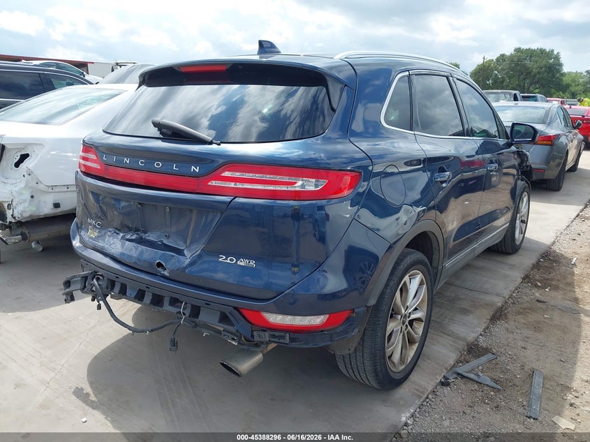 Vin: 5lmcj2d9xguj15294, lot: 45886291, lincoln mkc select 20164
