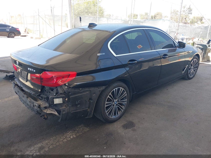 Vin: wbaja9c55kb254868, lot: 45886343, bmw 530e iperformance 20194