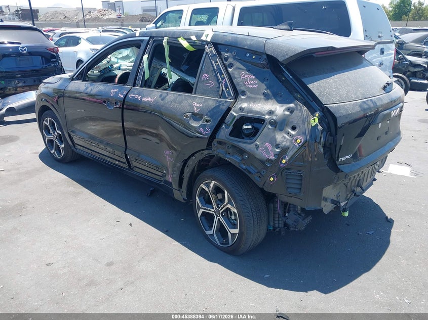 Vin: kndcr3le7s5239966, lot: 45886389, kia niro ex touring 20253