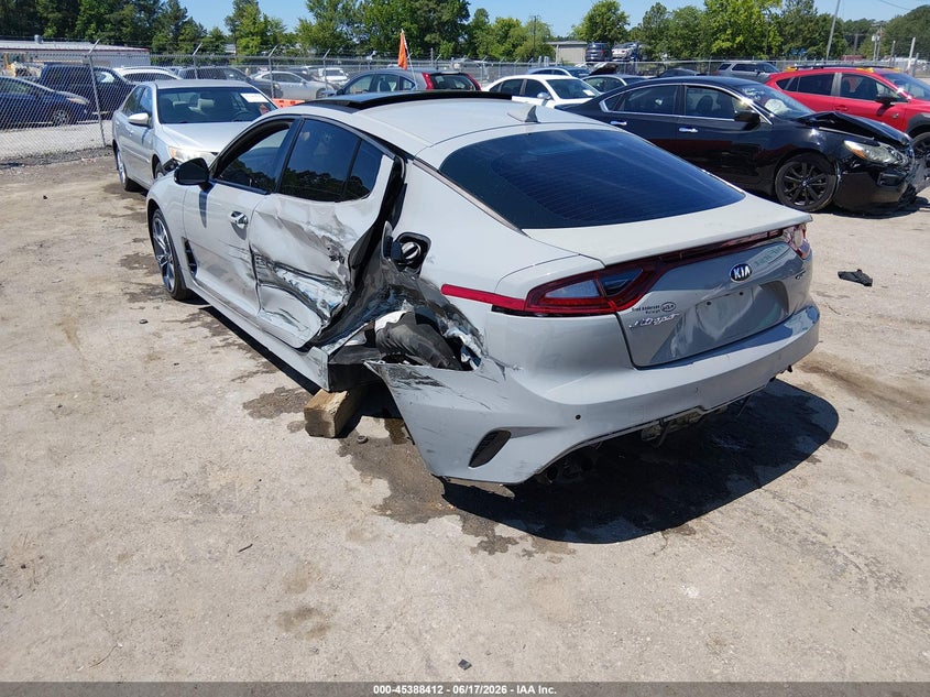 Vin: knae45lc0k6051654, lot: 45886407, kia stinger gt1 20193