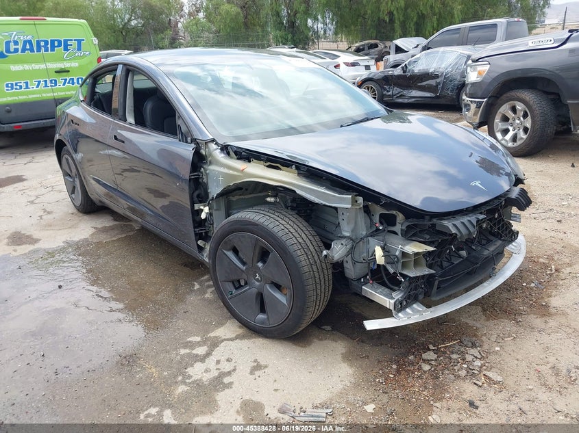 Vin: 5yj3e1ea0pf482504, lot: 45886423, tesla model 3 rear-wheel drive 2023 img_1