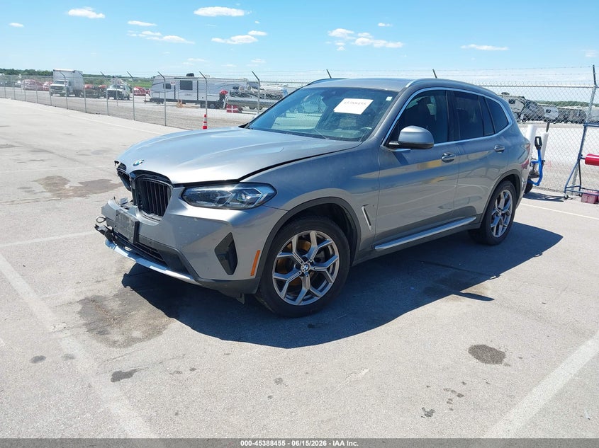 2023 BMW X3 SPORT UTILITY VEHICLE 2.0L I-4 DI, DOHC, VVT, TURBO, 248HP