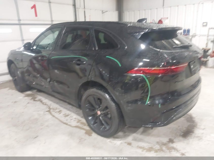 Vin: sadcj2ex4na699862, lot: 45886526, jaguar f-pace s p250 awd automatic 20223