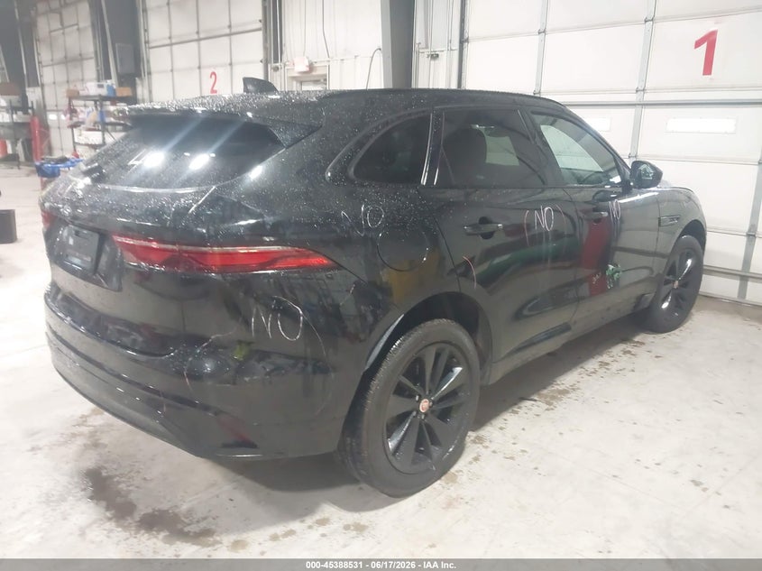 Vin: sadcj2ex4na699862, lot: 45886526, jaguar f-pace s p250 awd automatic 20224