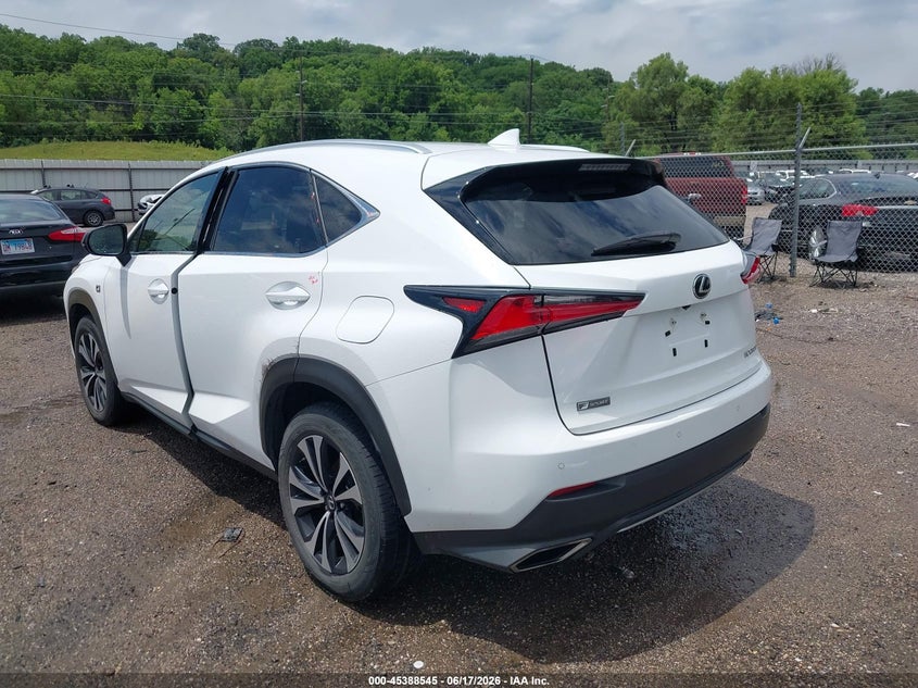 Vin: jtjbarbz3k2179113, lot: 45886541, lexus nx 300 f sport 20193