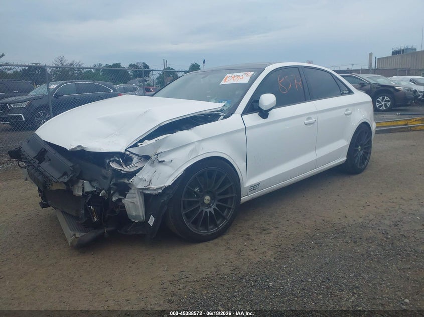 Vin: waub8gff7g1062857, lot: 45886567, audi a3 2.0t premium 20162