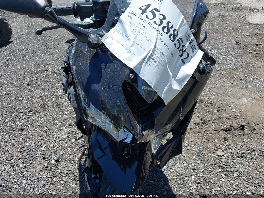 2026 Kawasaki Zx400 P VIN: ML5ZXCP16TDA51757 Lot: 45388582