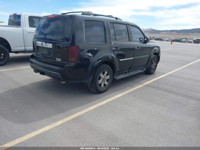 Vin: 5fnyf4h9xbb081346, lot: 45886609, honda pilot touring 20114