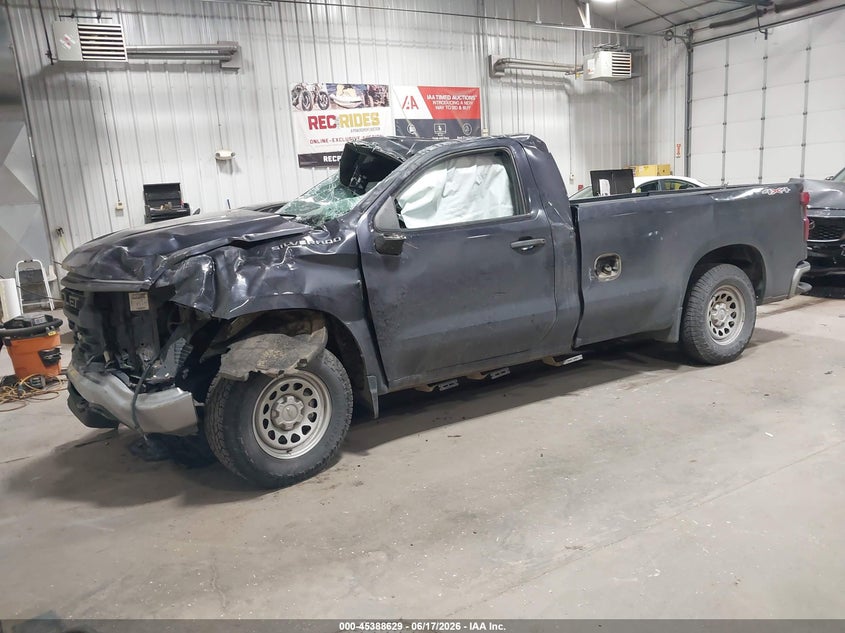 2024 Chevrolet Silverado 1500 4wd  Long Bed Wt 3GCNDAED6RG117036 photo 1