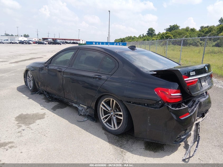 Vin: wba7e2c58jg742011, lot: 45886685, bmw 740i 20183