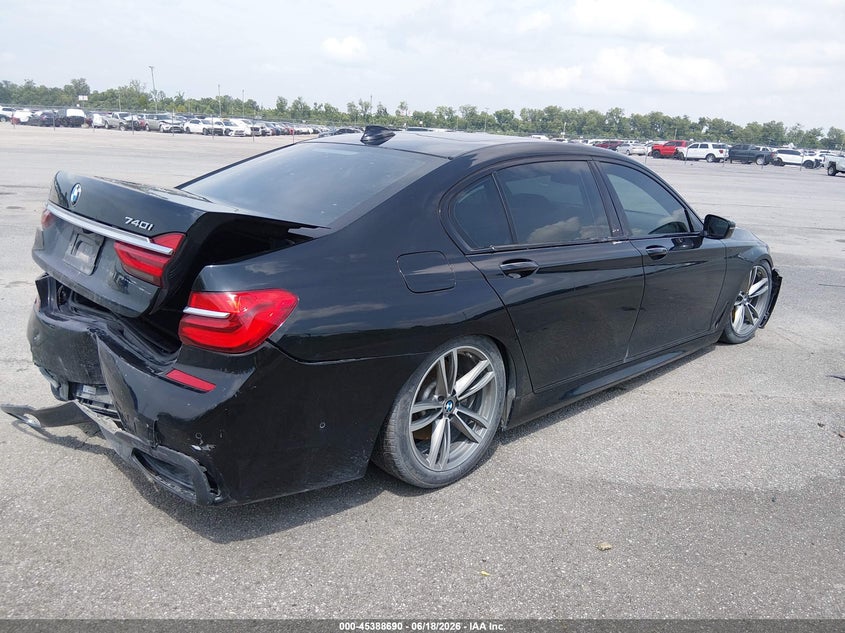Vin: wba7e2c58jg742011, lot: 45886685, bmw 740i 20184
