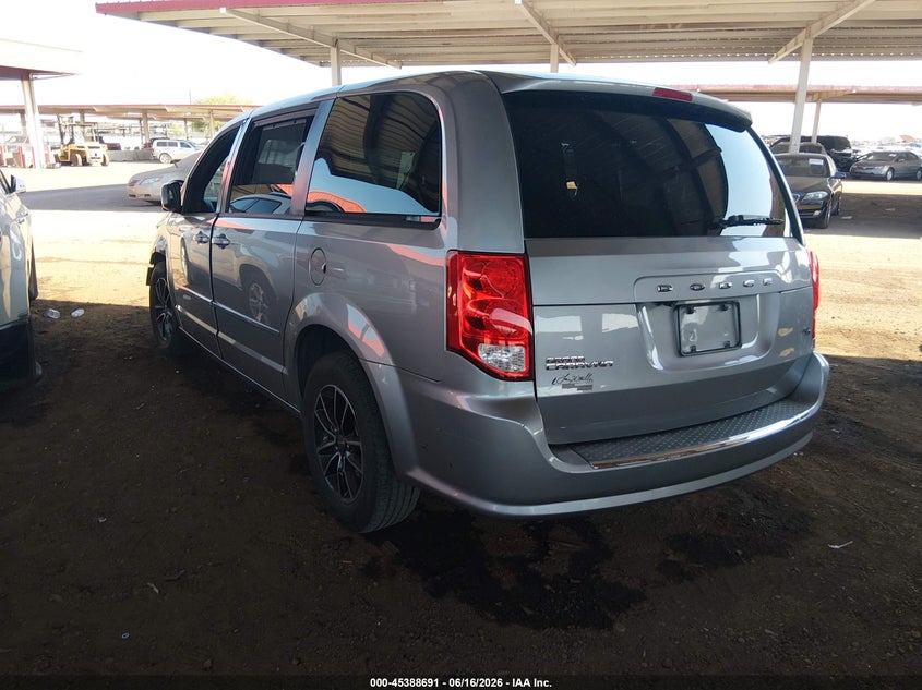 Vin: 2c4rdgeg8gr108750, lot: 45886686, dodge grand caravan r/t 20163