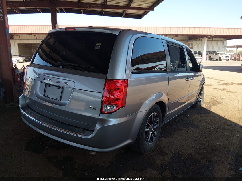 Vin: 2c4rdgeg8gr108750, lot: 45886686, dodge grand caravan r/t 20164