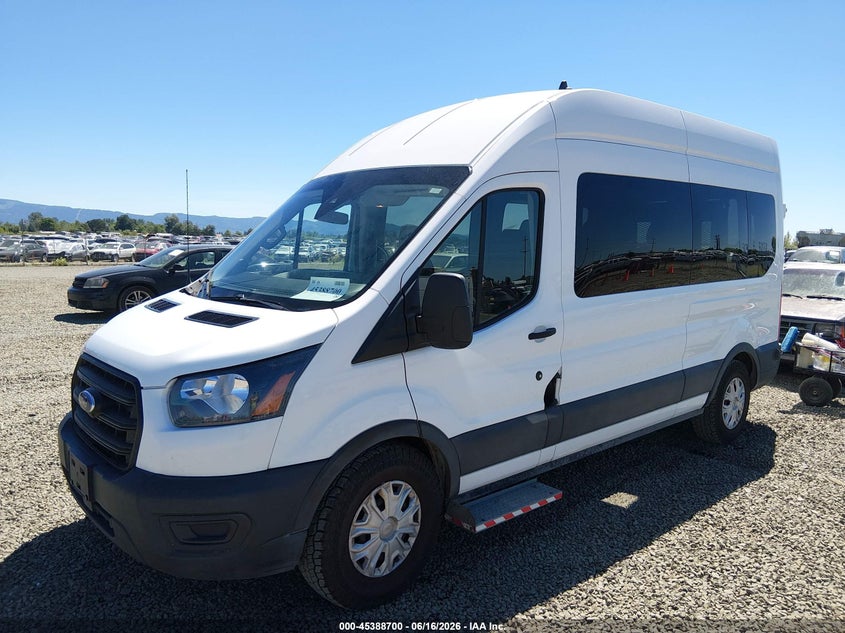 Vin: 1fdax2x82lka88996, lot: 45886695, ford transit-350 passenger van xl/xlt 20202