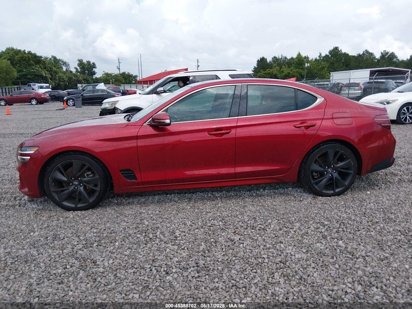 2023 Genesis G70 2.0T Rwd VIN: KMTG34TA1PU121724 Lot: 45388702