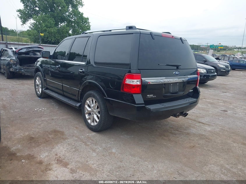 Vin: 1fmju2at6gef56500, lot: 45886707, ford expedition limited 20163