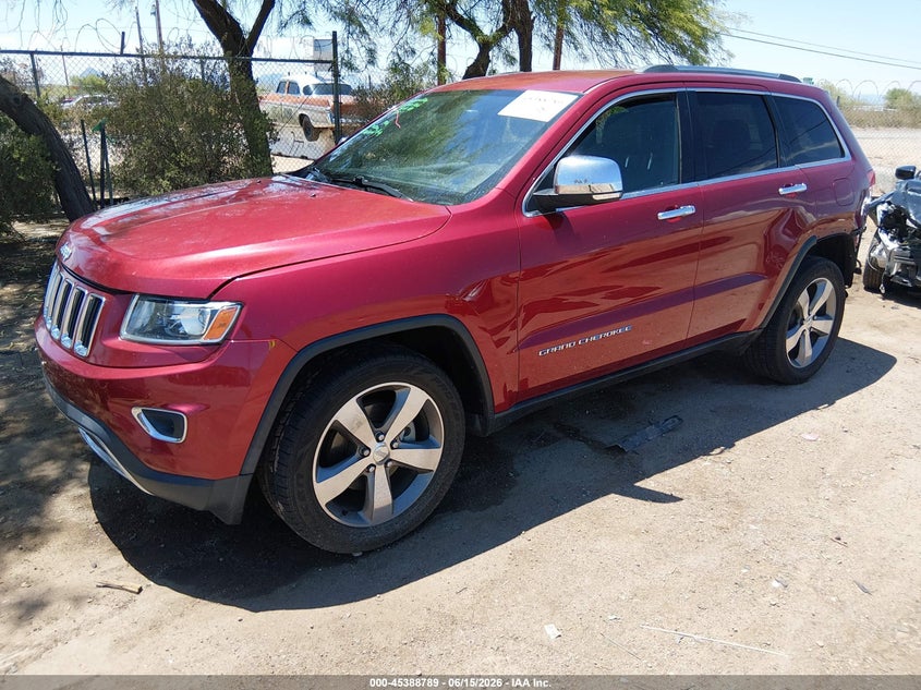 2014 JEEP GRAND CHEROKEE auction photo 2