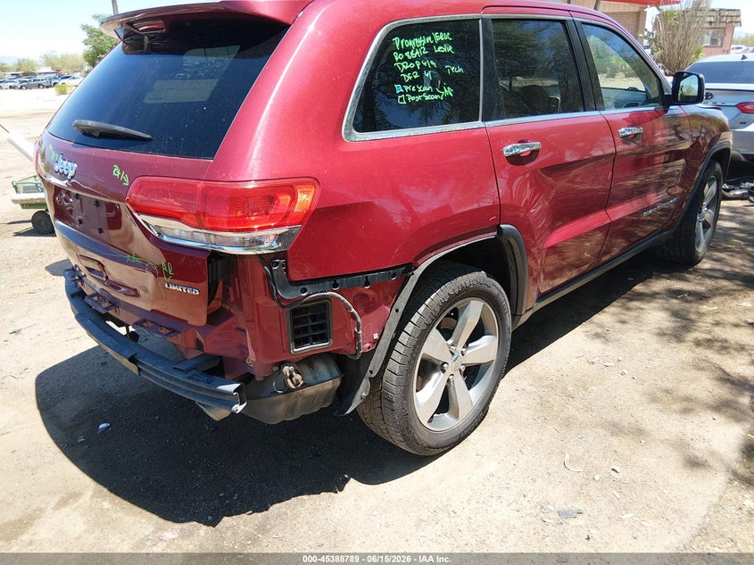 2014 JEEP GRAND CHEROKEE auction photo 4