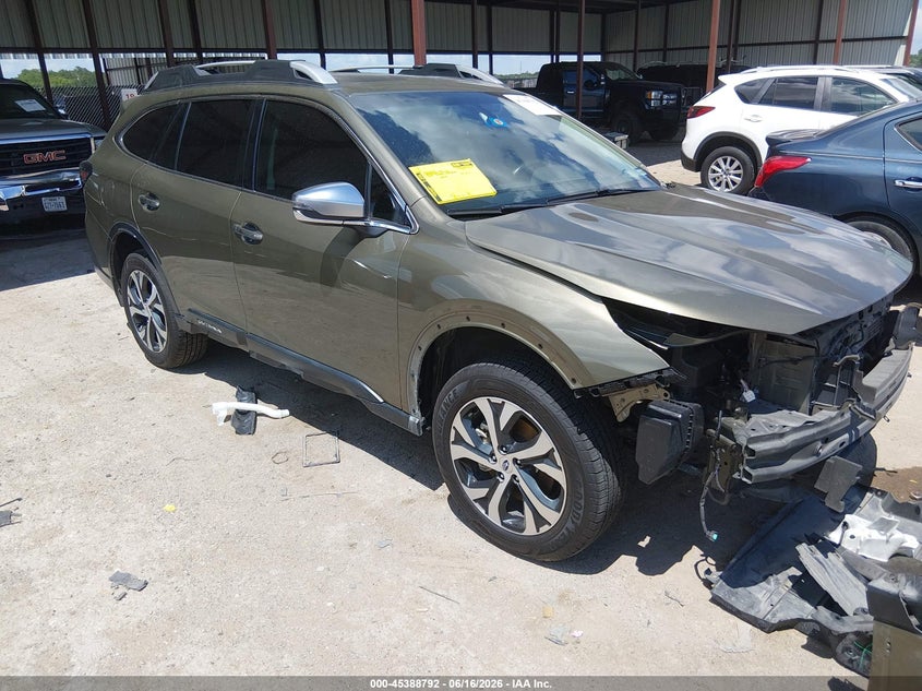 Vin: 4s4btapc6n3123387, lot: 45886787, subaru outback touring 2022 img_1