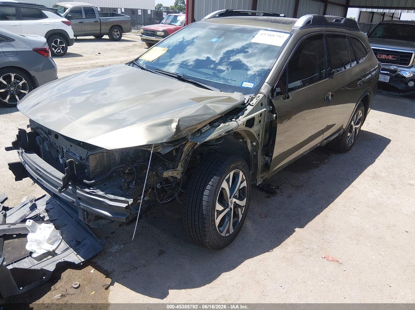 Vin: 4s4btapc6n3123387, lot: 45886787, subaru outback touring 20222