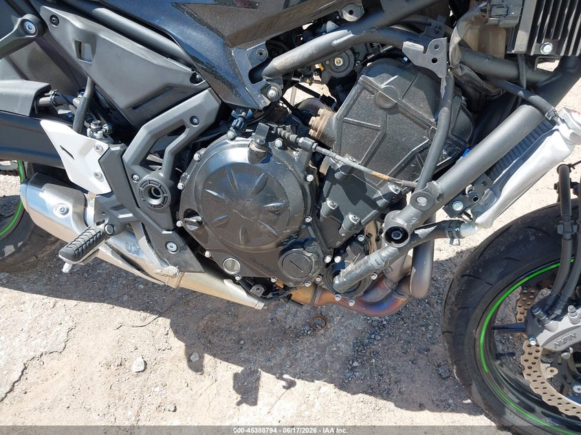 2024 Kawasaki Ex650 R VIN: ML5EXER16RDAC9835 Lot: 45388794
