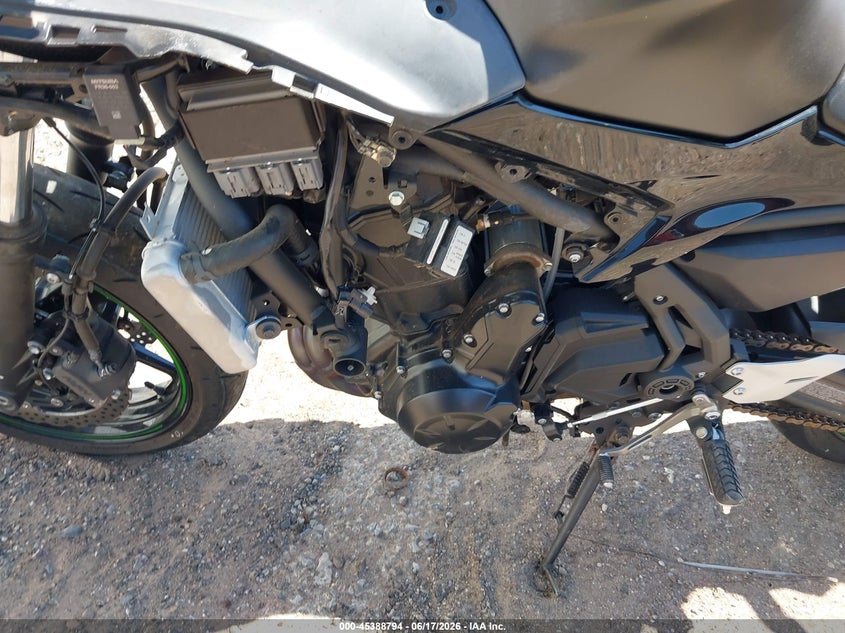 2024 Kawasaki Ex650 R VIN: ML5EXER16RDAC9835 Lot: 45388794