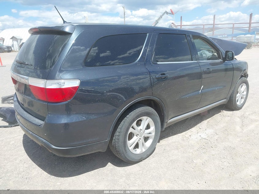 Vin: 1c4rdhag0cc301201, lot: 45886827, dodge durango sxt 20124