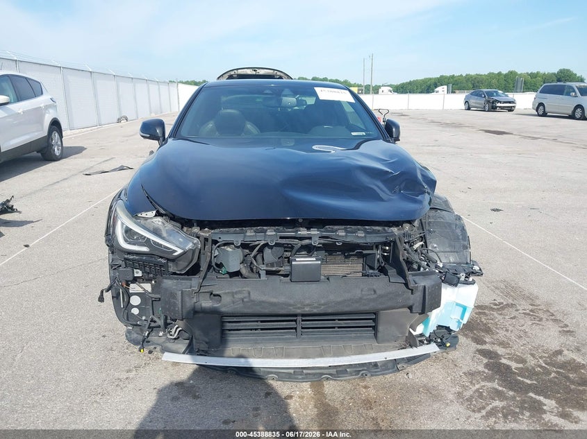 2017 Infiniti Q60 3.0T Red Sport 400 VIN: JN1FV7EL5HM702054 Lot: 45388835