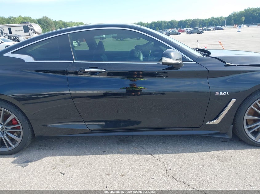 2017 Infiniti Q60 3.0T Red Sport 400 VIN: JN1FV7EL5HM702054 Lot: 45388835
