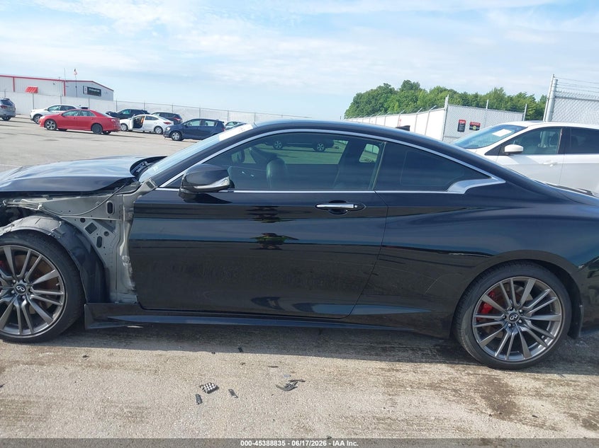 2017 Infiniti Q60 3.0T Red Sport 400 VIN: JN1FV7EL5HM702054 Lot: 45388835