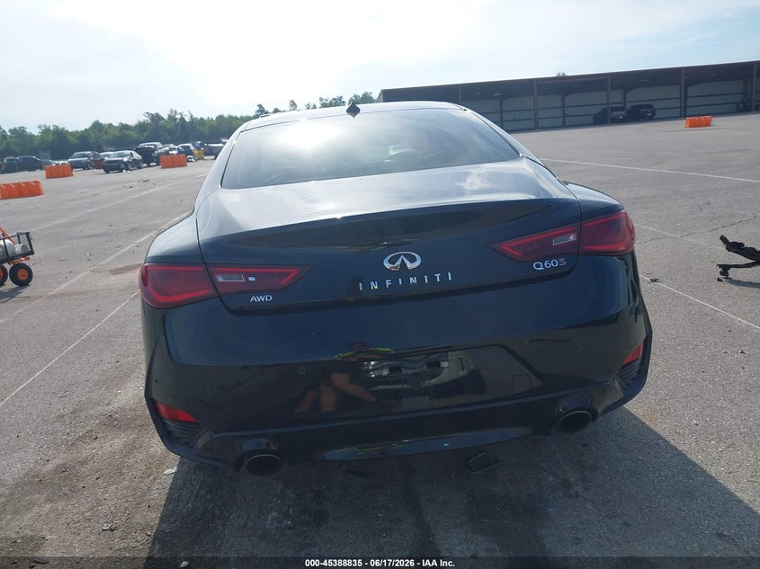 2017 Infiniti Q60 3.0T Red Sport 400 VIN: JN1FV7EL5HM702054 Lot: 45388835