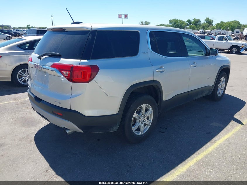 Vin: 1gkknrlsxkz128339, lot: 45886849, gmc acadia sle-1 20194