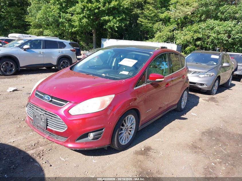 Vin: 1fadp5buxdl534580, lot: 45886891, ford c-max hybrid sel 20132