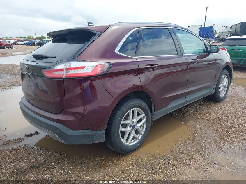 Vin: 2fmpk3j98mba12758, lot: 45886907, ford edge sel 20214
