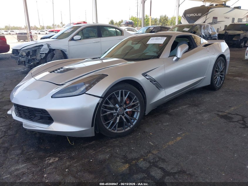 Vin: 1g1yf2d79e5134853, lot: 45886942, chevrolet corvette stingray 20142