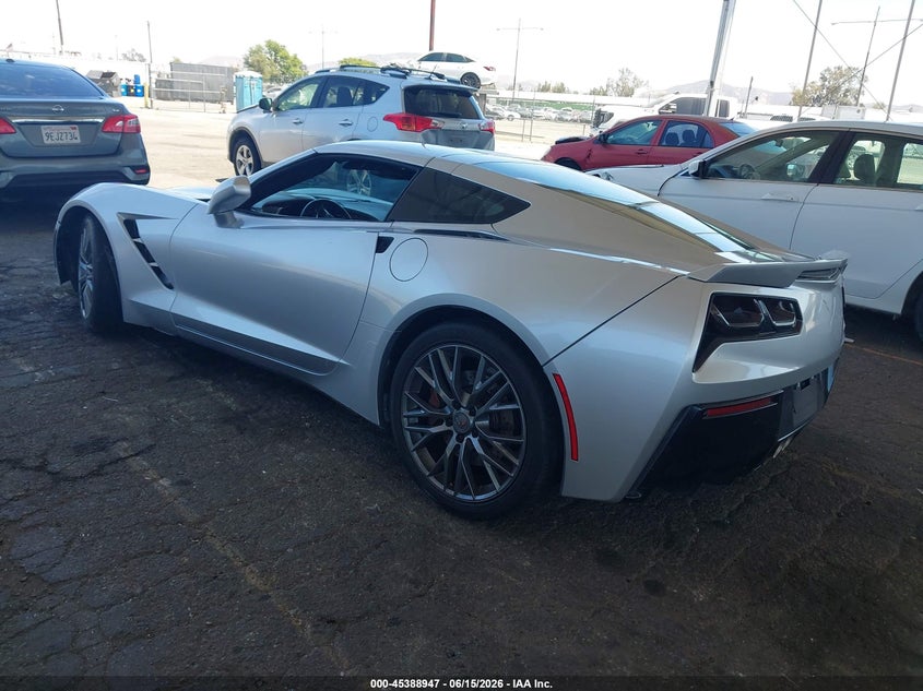 Vin: 1g1yf2d79e5134853, lot: 45886942, chevrolet corvette stingray 20143