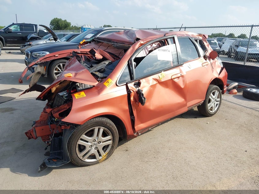 HONDA FIT 2007 VIN JHMGD38607S017892