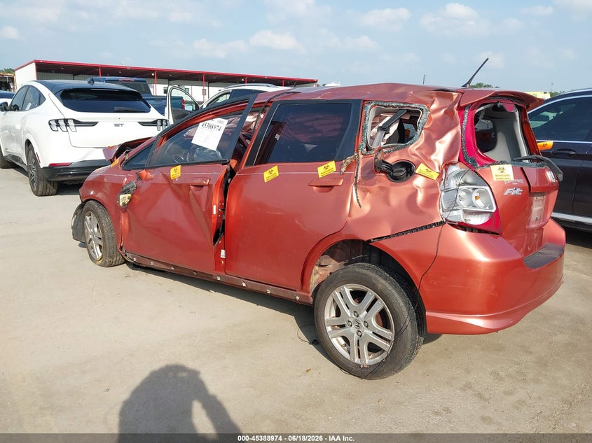 HONDA FIT 2007 VIN JHMGD38607S017892