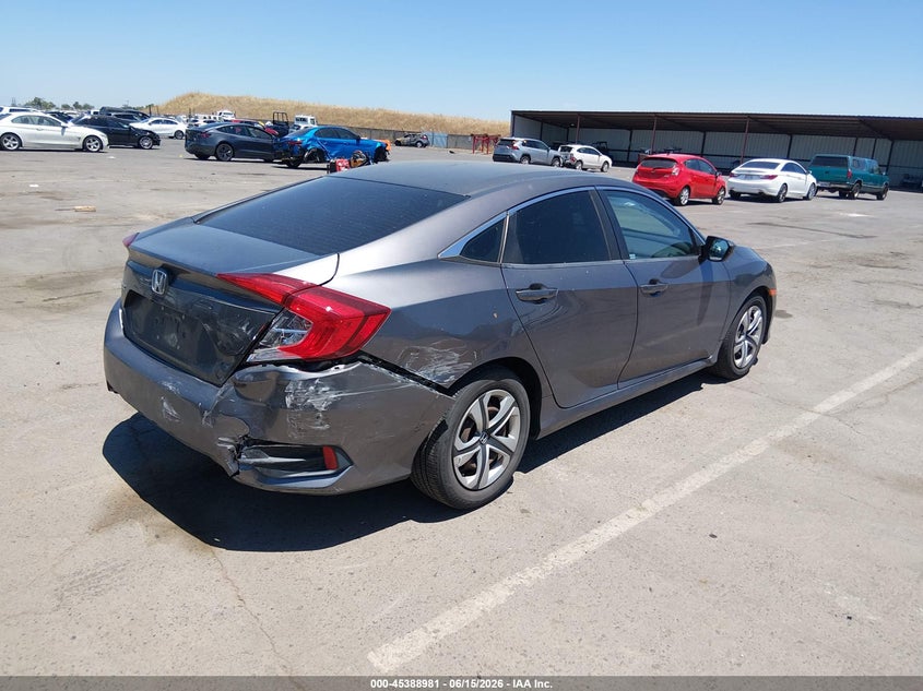 2016 HONDA CIVIC SEDAN 2.0L I-4 DOHC, VVT, 158HP