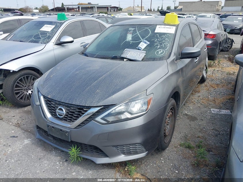 2016 Nissan Sentra Sv 3N1AB7AP9GL657737 photo 1