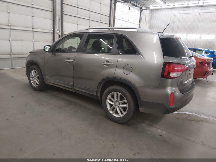 Vin: 5xyktda73fg563498, lot: 45887010, kia sorento lx v6 20153