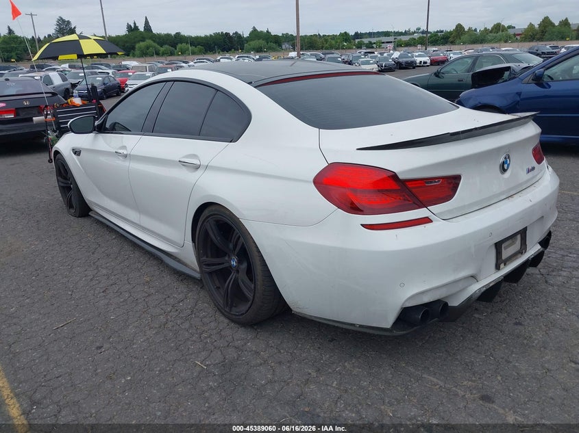 Vin: wbs6c9c58ed467415, lot: 45887055, bmw m6 gran coupe 20143