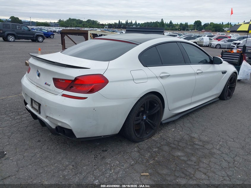 Vin: wbs6c9c58ed467415, lot: 45887055, bmw m6 gran coupe 20144