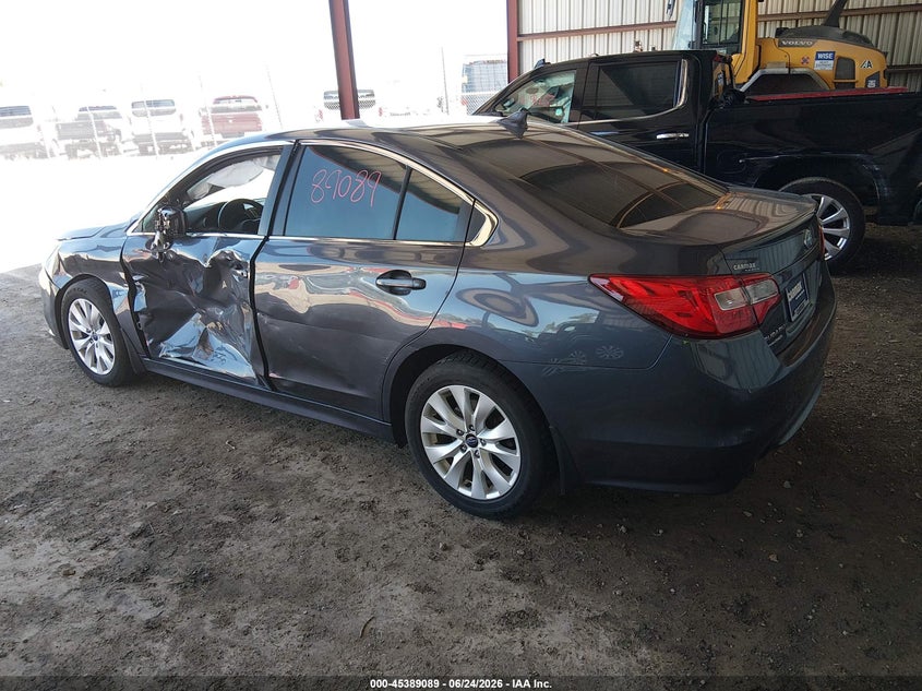 Vin: 4s3bnbc66g3017173, lot: 45887084, subaru legacy 2.5i premium 20163